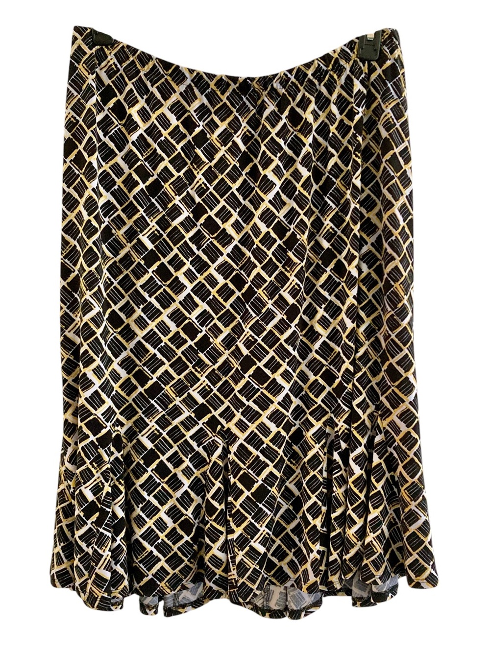 Tanjay | Black & White Geometric Skirt